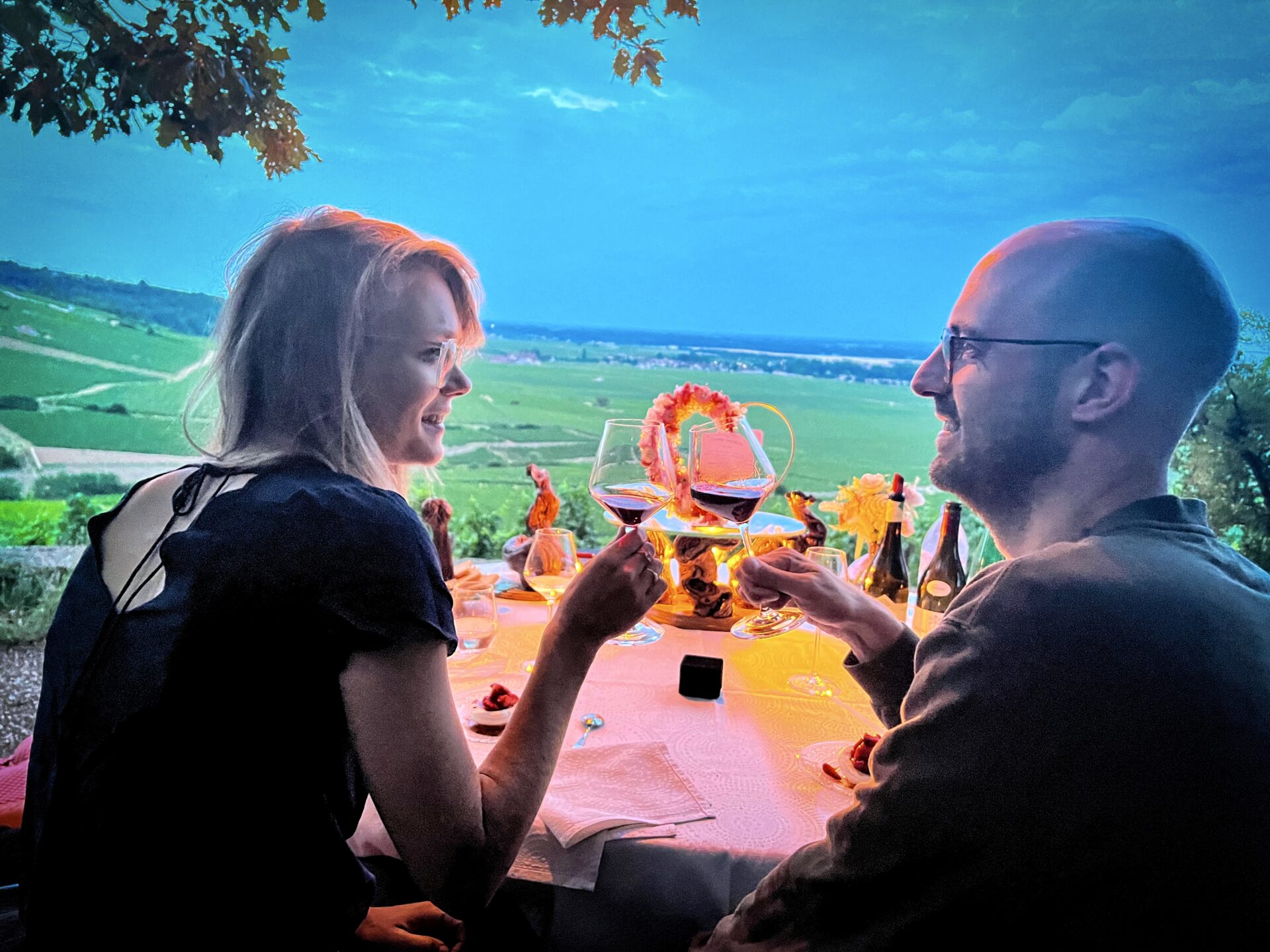 romantic diner